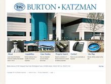 Tablet Screenshot of burton-katzman.com